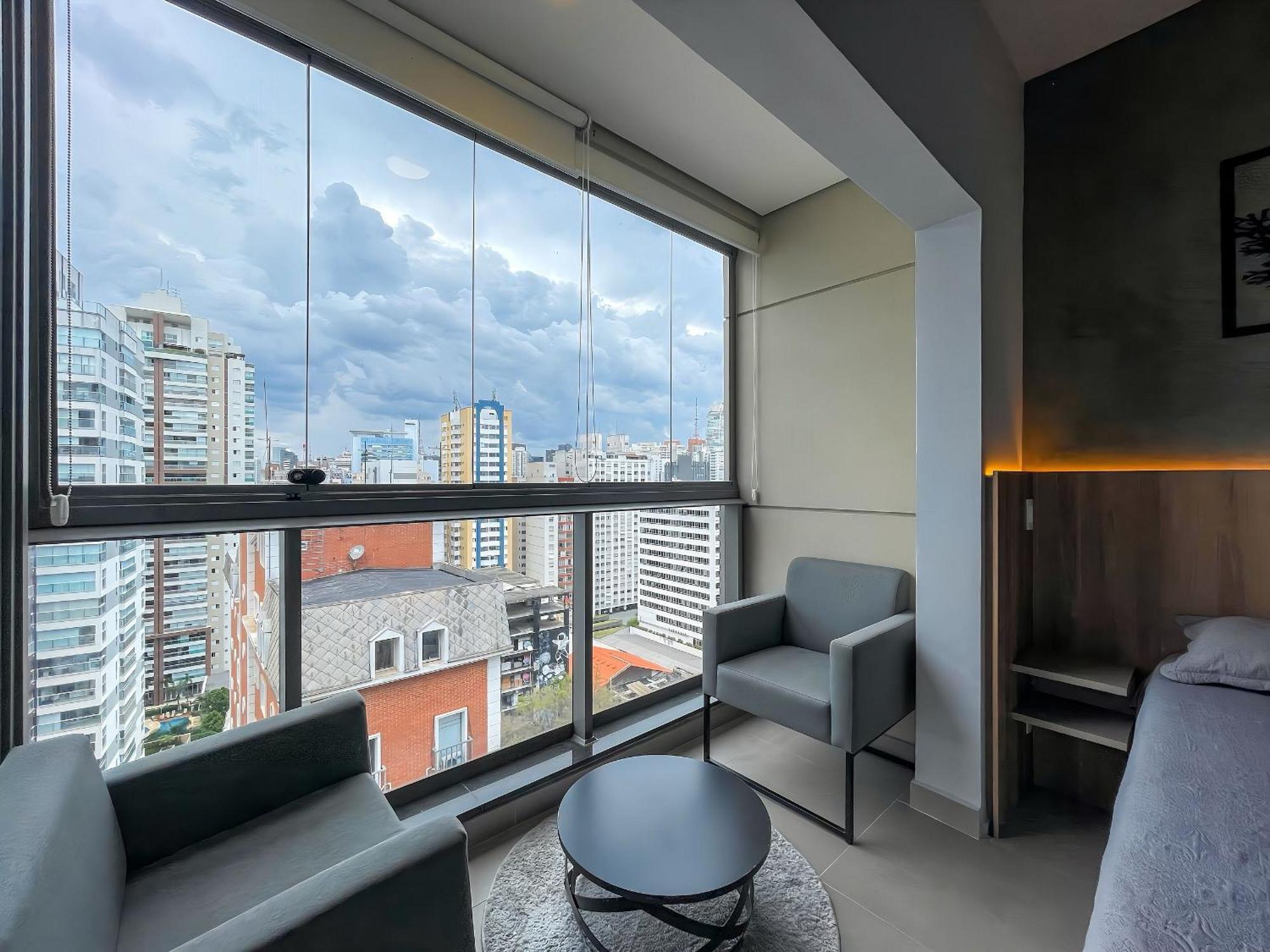 Belint Bela Cintra: A 5 Minutos Da Paulista Com Piscina No Rooftop São Paulo Buitenkant foto